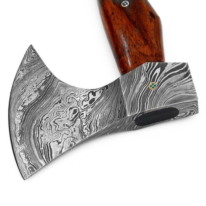 Handmade Damascus Steel Camping Hatchet