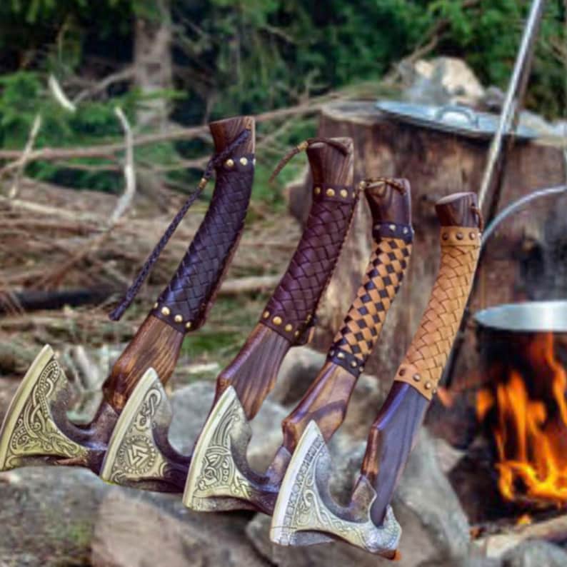 Viking Axe Best Gift for him Odin Axes With sheath