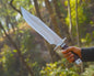 Personalised Handmade Damascus Steel Hunting Knife