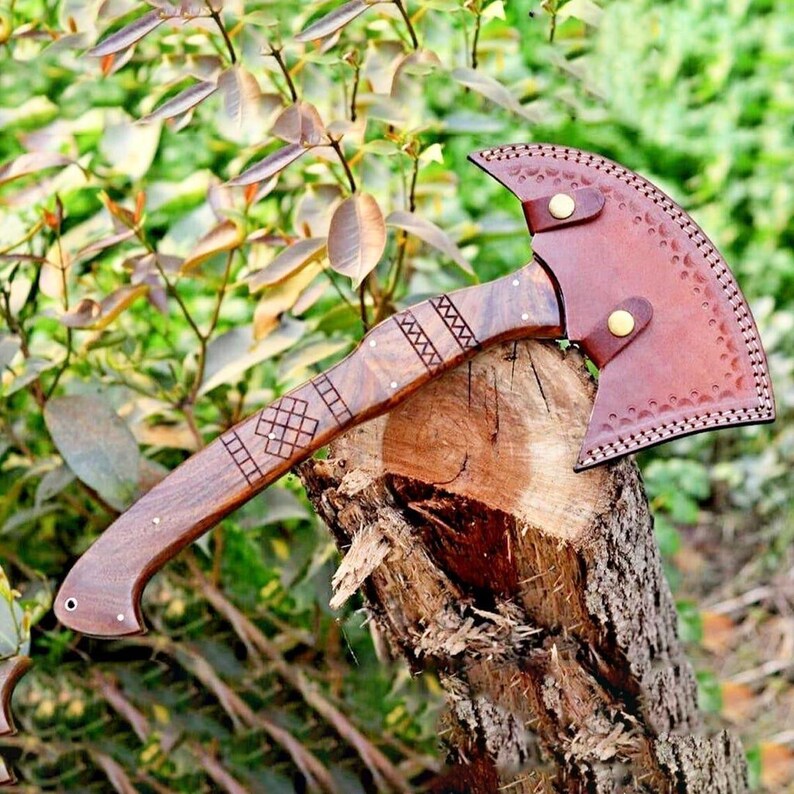 Handmade Tomahawk Axe | Forged Steel | Viking Style Hatchet for Camping, Hunting & Collectible Display