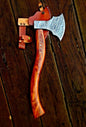 Damascus handmade custom Axe by Bladevista International Knives