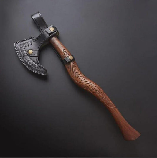 Handmade Damascus Steel Viking Axe