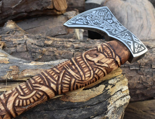 Hand Forged Viking Collectible Axe