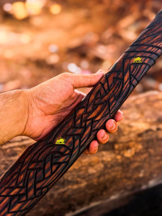 Hand Forged Viking Axe  High Carbon Steel, Wooden Handle