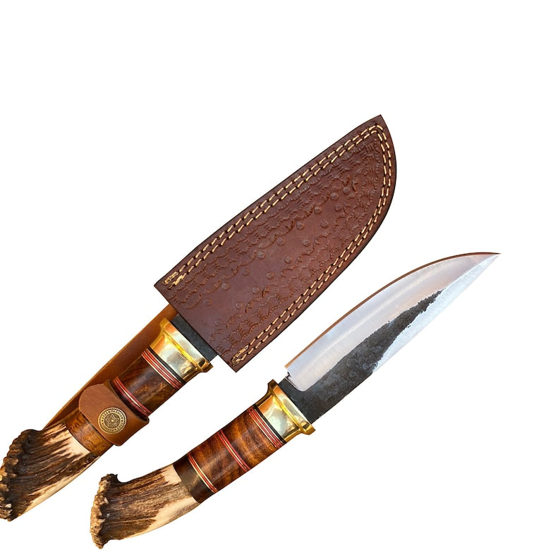 Handmade Carbon Steel Hunting Knife