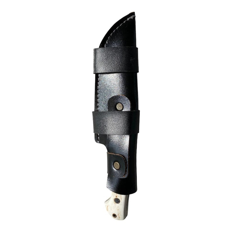 Handmade Elmax Steel Hunting Knife with Stag Horn Handle