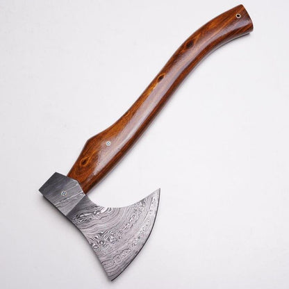 Handmade Damascus Steel Camping Hatchet