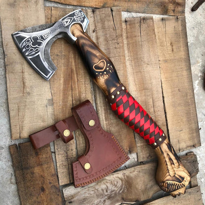 Handmade Viking Knife & Axe Set