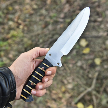 Handmade D2 Steel Hunting Knife: Micarta Handle, Fixed Blade