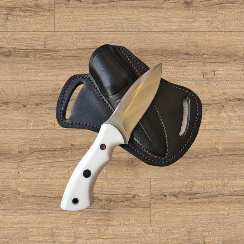 Handmade Steel Knife with Leather Sheath | Premium Hand Forged Knife