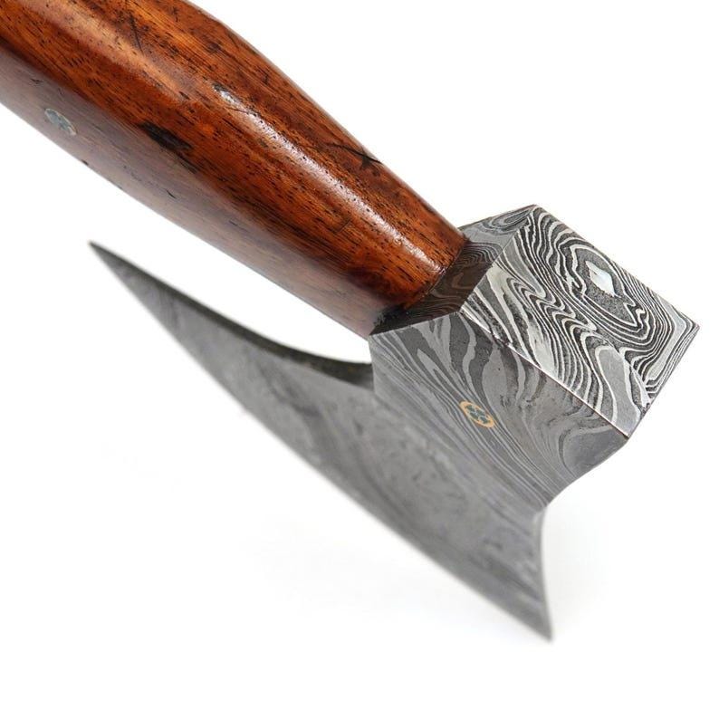 Handmade Damascus Steel Camping Hatchet