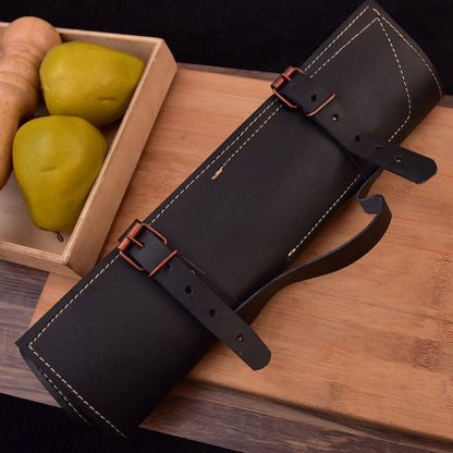 BladeVista Hand-Forged Damascus Chef Knife Set (5-Piece)