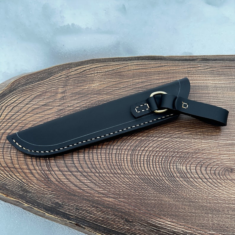 Walnut Handle Camping Knife: High Carbon Steel Hunting, Bushcraft, Survival Knife