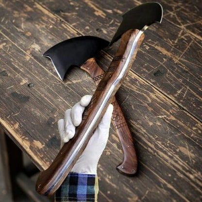 Handmade Tomahawk Axe | Forged Steel | Viking Style Hatchet for Camping, Hunting & Collectible Display