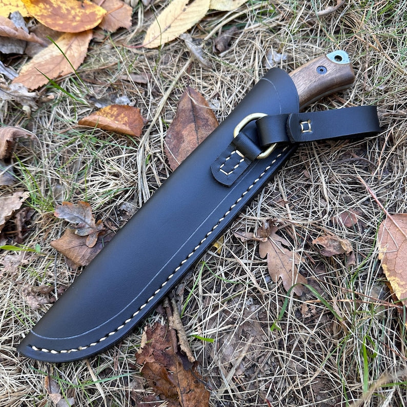 Walnut Handle Camping Knife